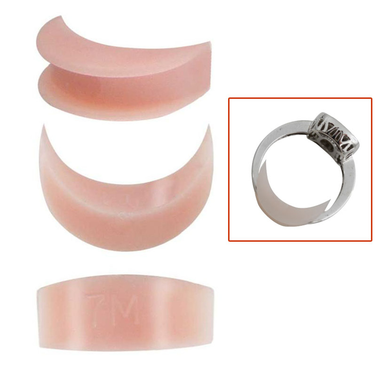 Wes-Gem Plastic Ring Guards Refills - 3pc