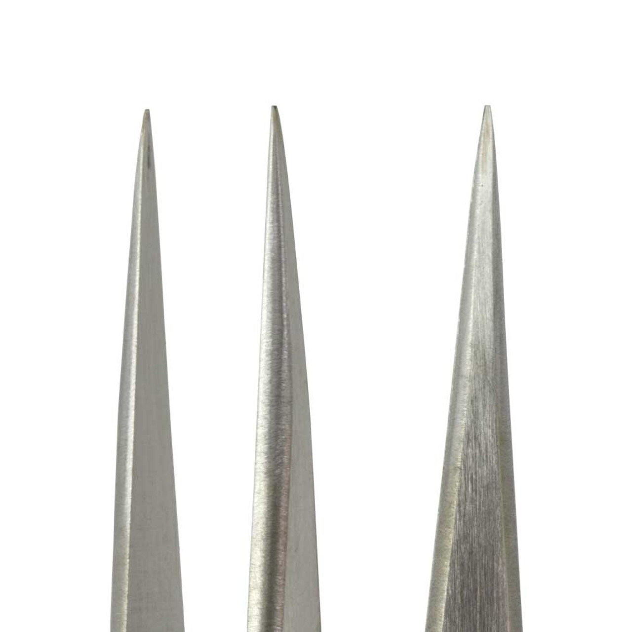 Setx4 100% Anti-magnetic QUARTZ Tweezers SET and Anti-acid N35 N52 