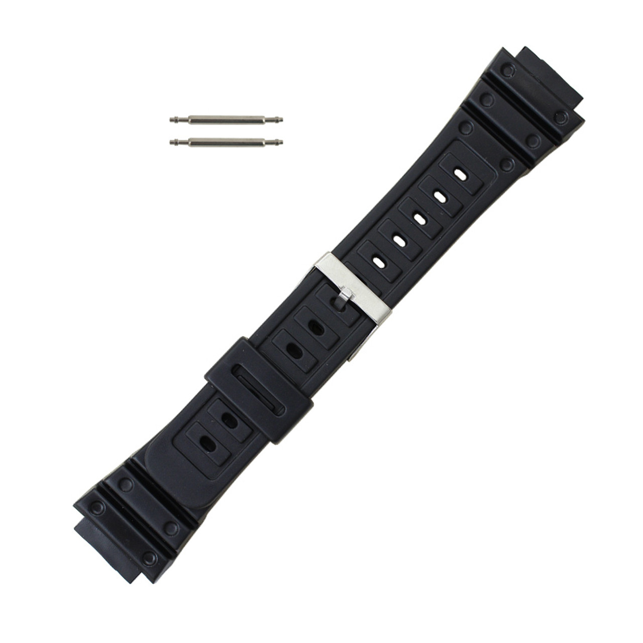 champán Parpadeo Egoísmo 18MM Rubber Sport Watch Replacement Band for Casio G Shock