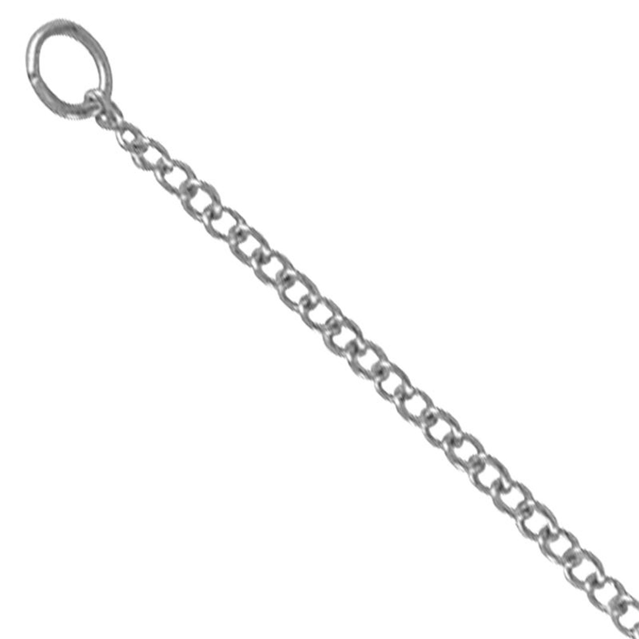 White Gold-Filled Guard Chain