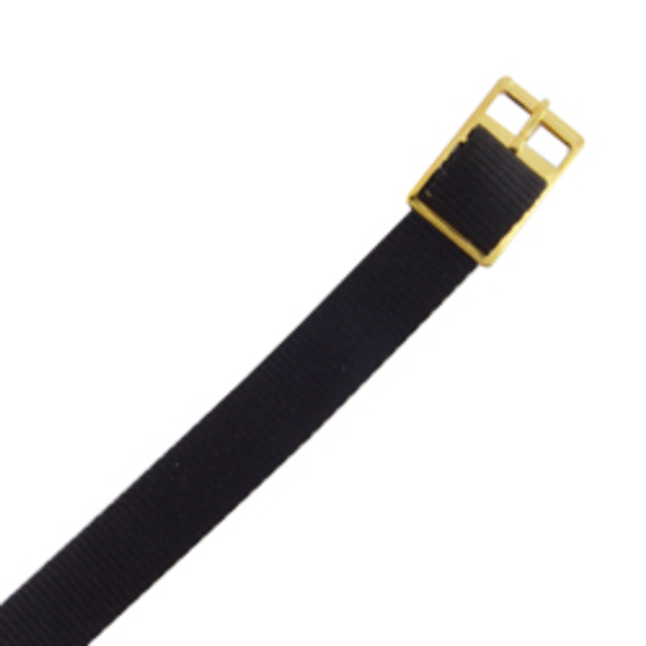 Nylon Watch Strap Velcro Style Sport Band 20mm Black 12 1/2 inch Length | Esslinger