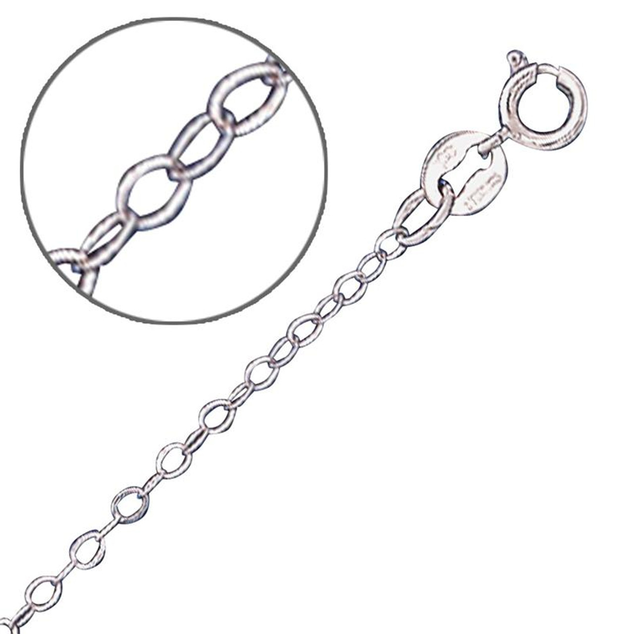 Sterling Silver, Replacement Cable Chain, 1.0mm | Esslinger SCCA1.0