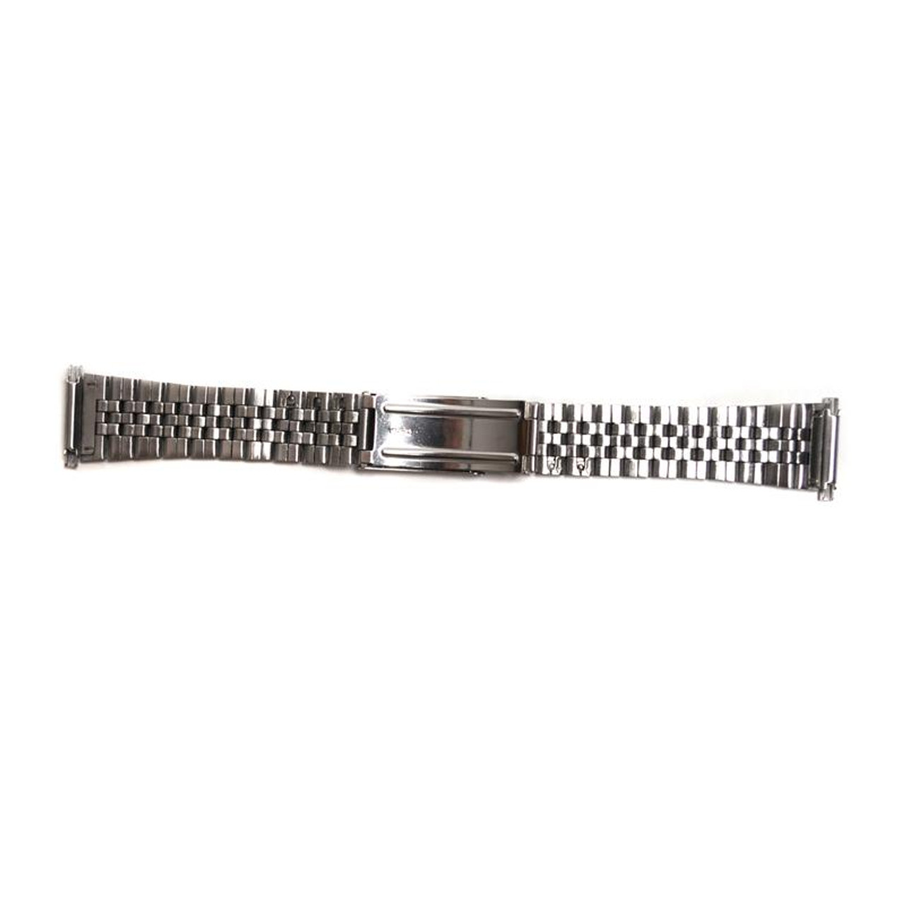 Hadley Roma Jubilee® Style Metal Watch Band With Expandable Ends 16 to 22mm  Stainless Steel 7 Inch Length