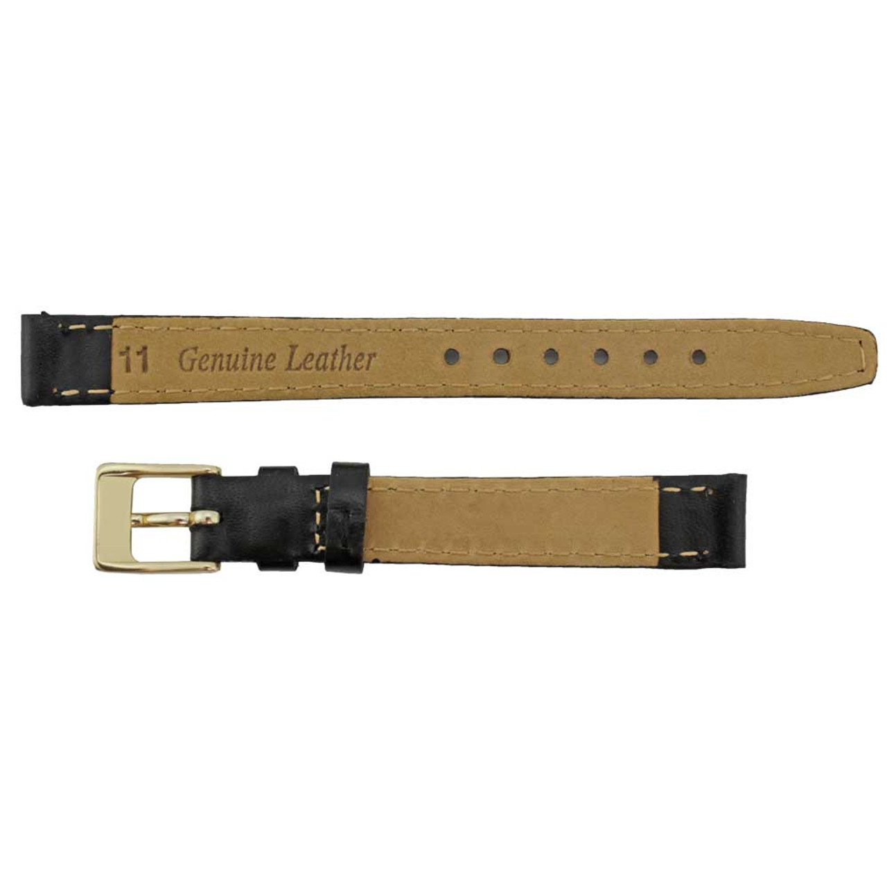 Brown Calf Leather Watch Band