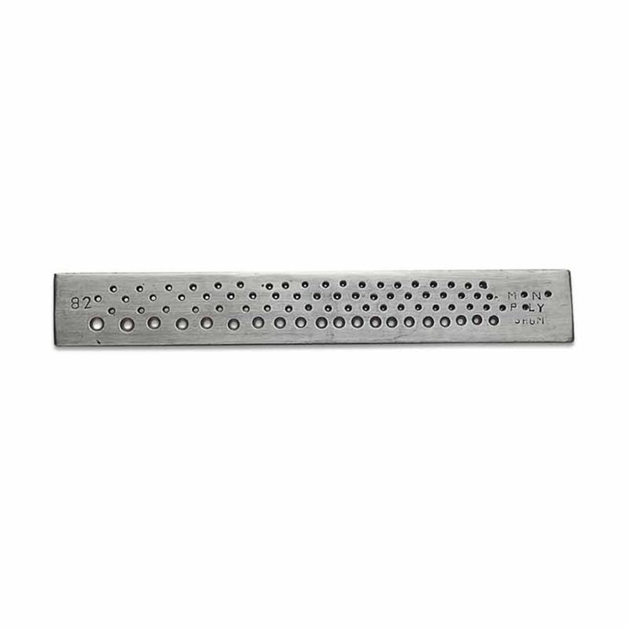 Economy Steel Drawplate with 82 Holes for Jewelry or Watchmaking