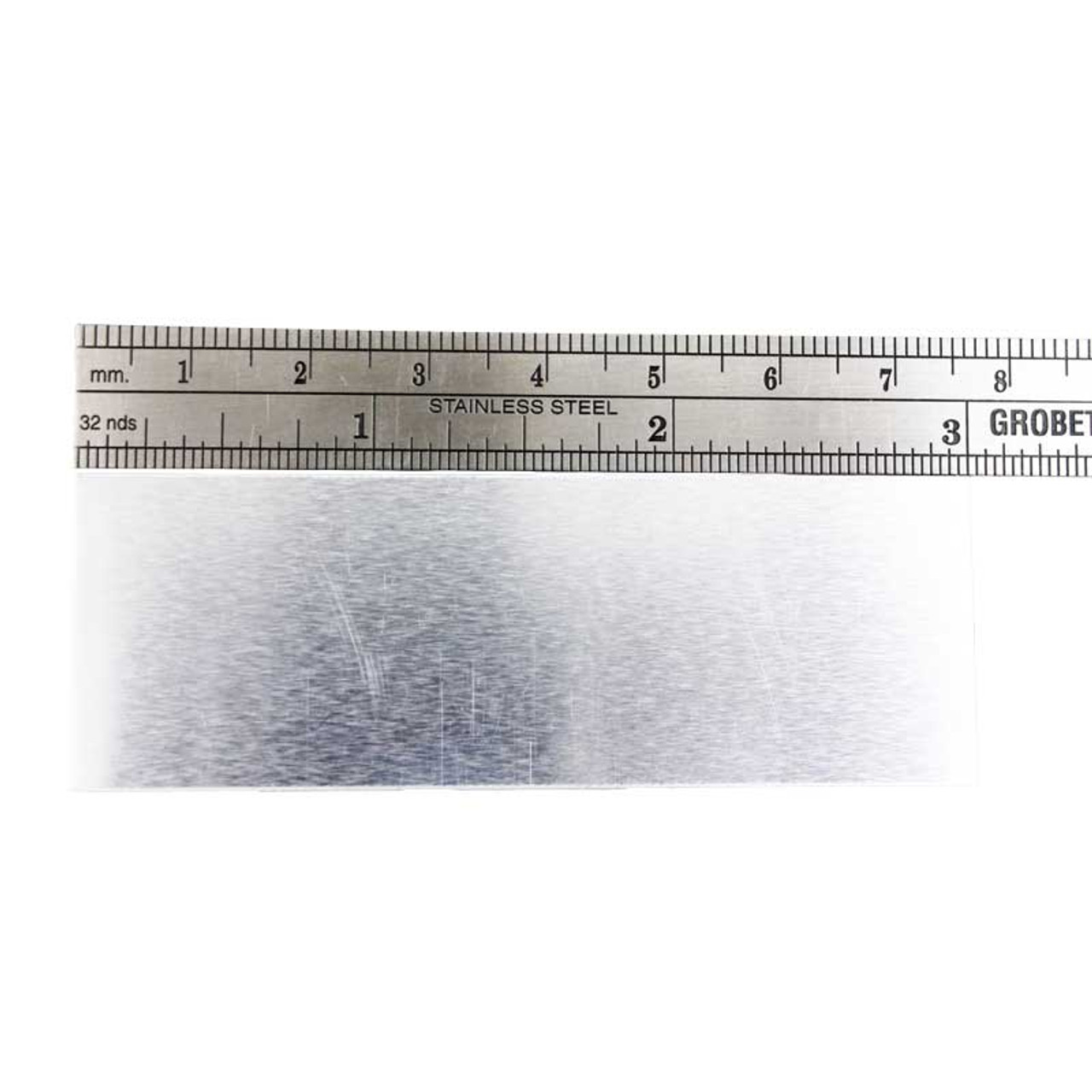 Plastic 7 inch Ruler with Millimeters and Inches mm in Metal Gauge Ruler