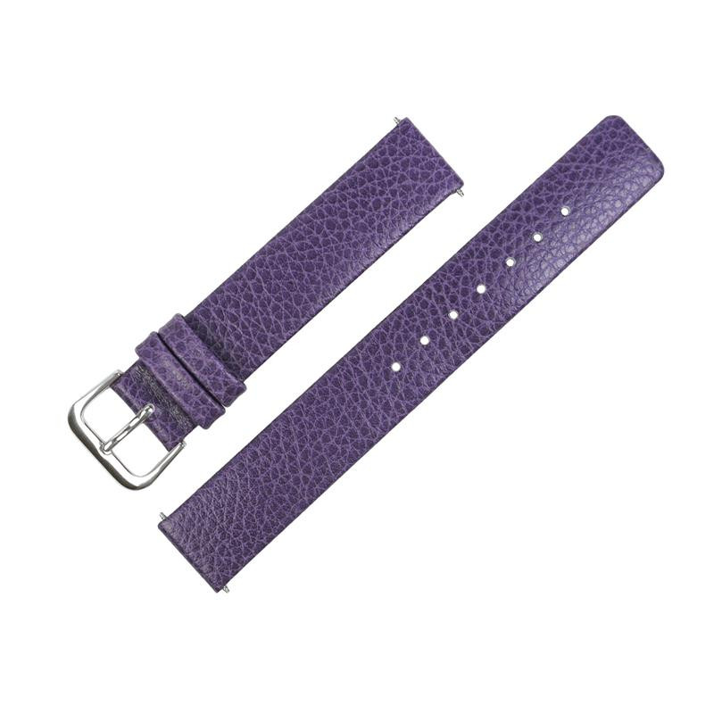 18mm Purple Leather Watch Band Watch Straps Esslinger Watchbands