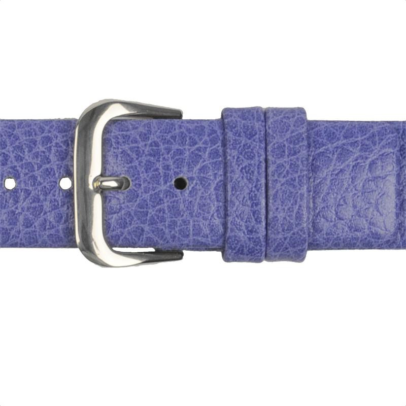 14mm Blue Leather Replacement Watch Band