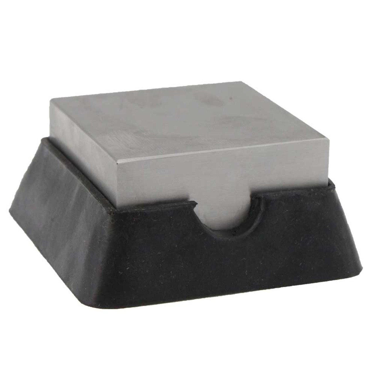Jewelers Bench Block with Steel and Rubber Blocks