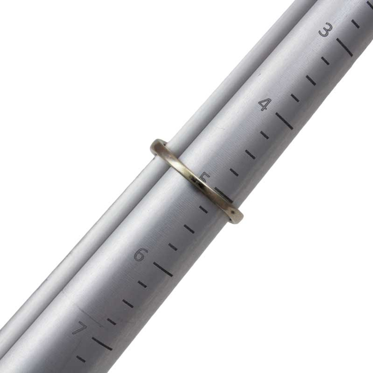 Ring mandrel in aluminum, allows you to accurately size finger rings etc,  25.5 cm, 1pc.