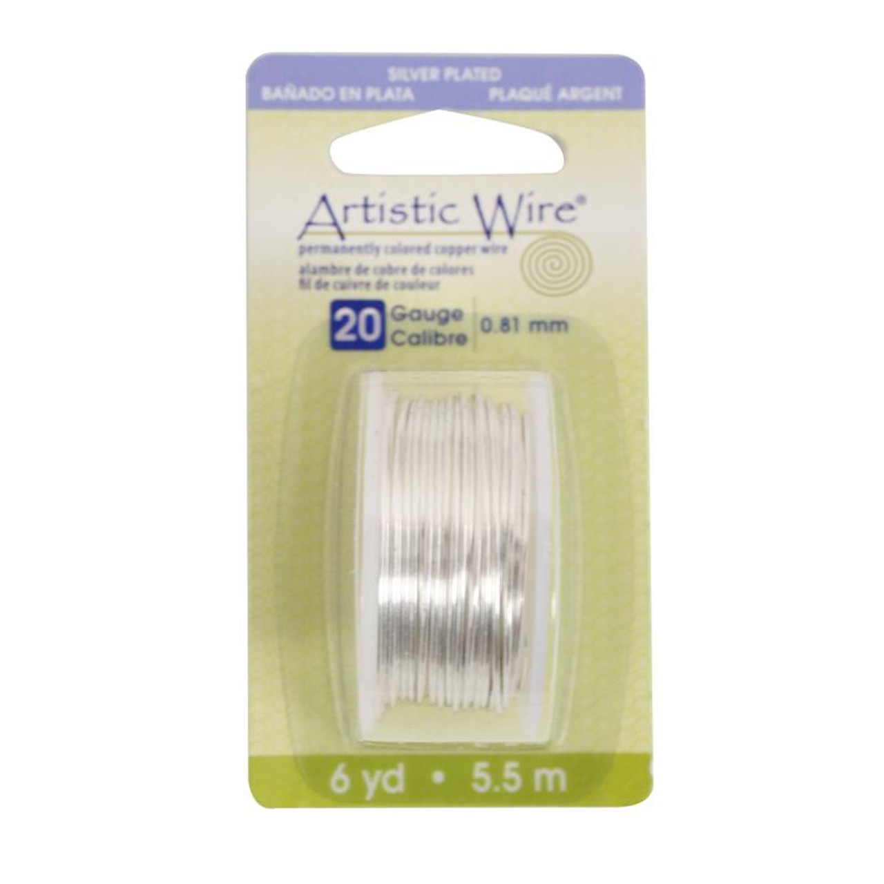 Artistic Wire 20 Gauge 6yd-Silver