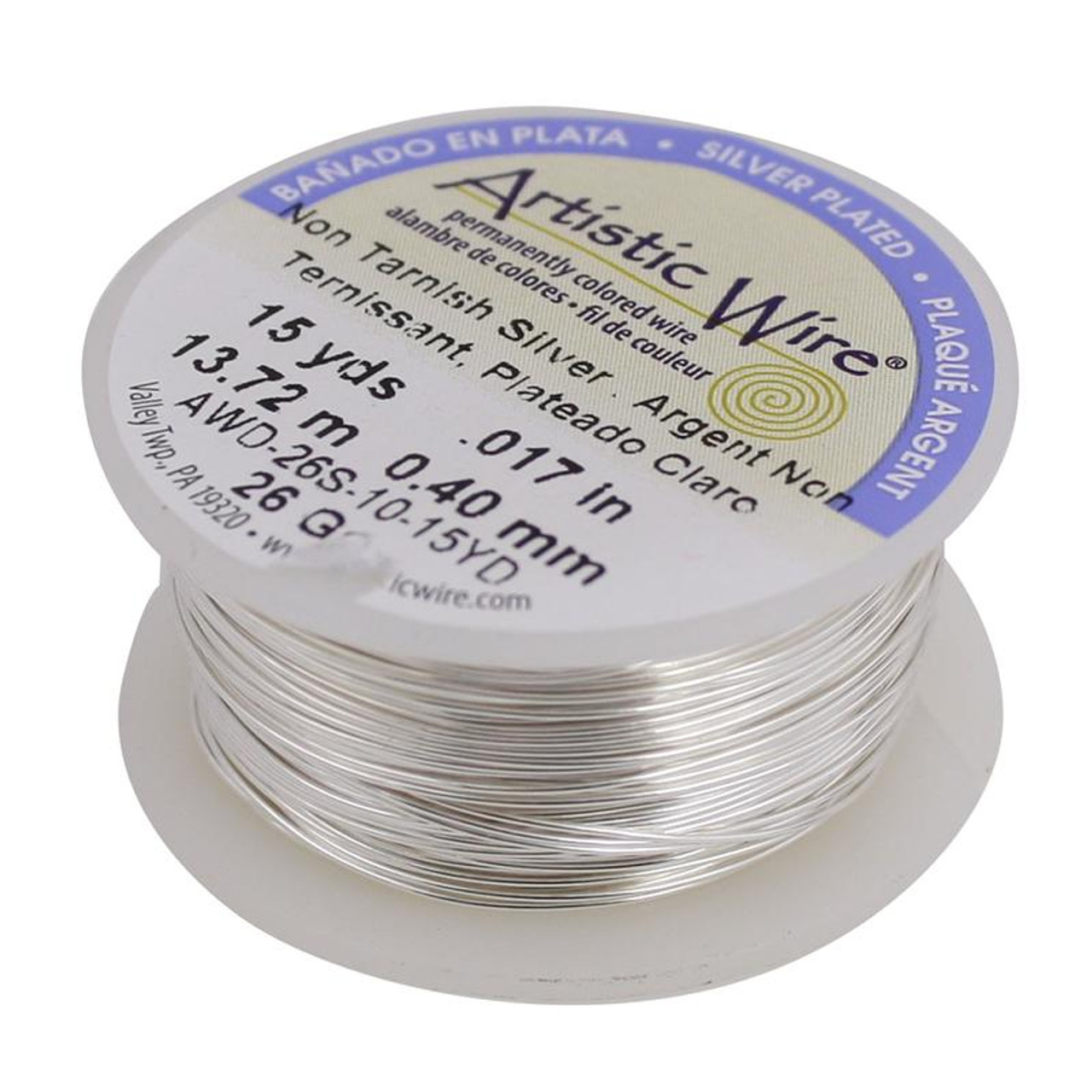 ParaWire Rose Gold-Finished Silver-Plated Copper Craft Wire 18-Gauge  4-Yards with Clear Protective Coating