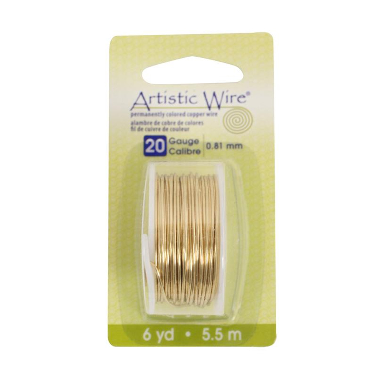 Artistic Wire Variety Pack of 12 Colored Copper Craft Wire 20 Gauge awg  Non-Tarnishing