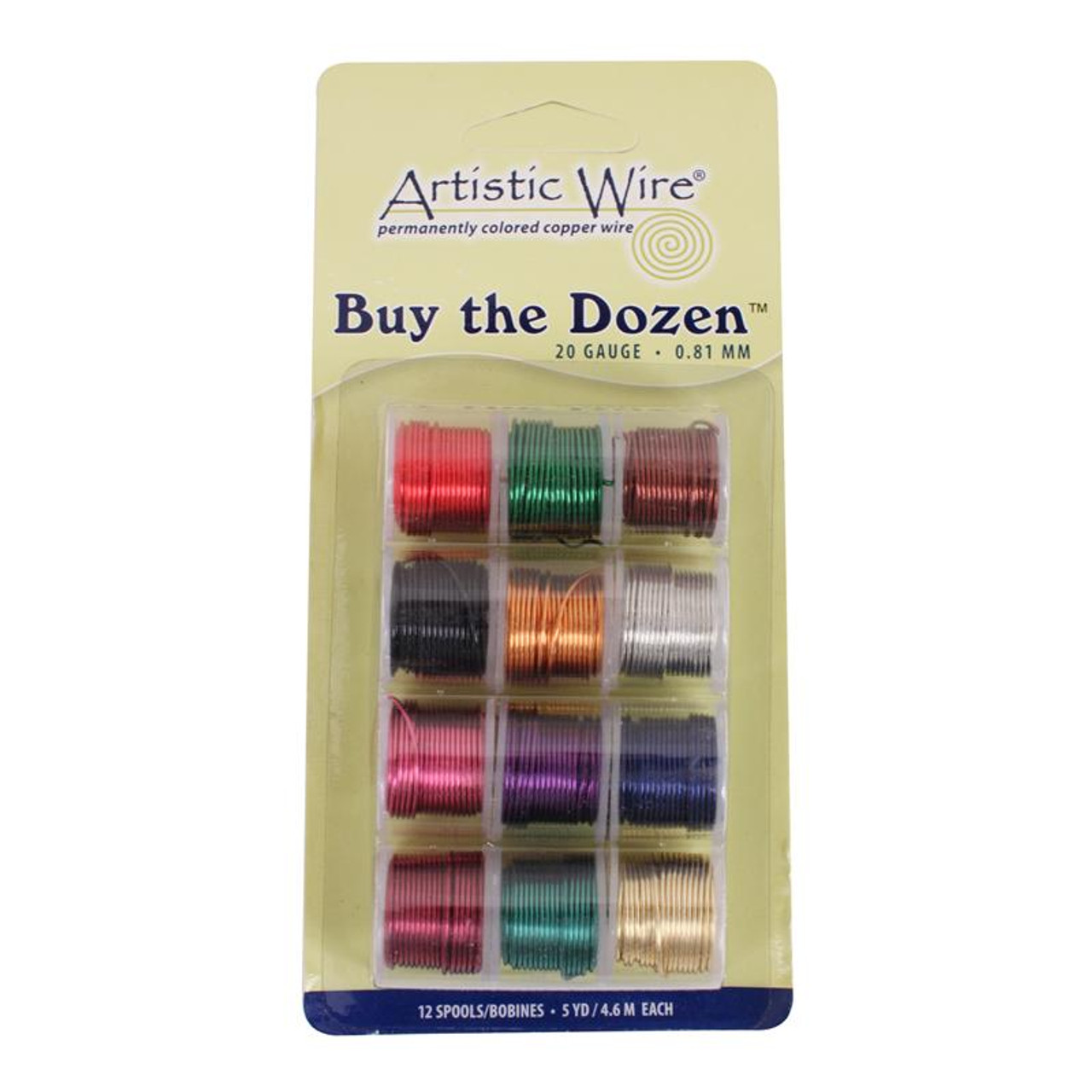 Artistic Wire, 20 Gauge Bare Copper Craft Jewelry Wrapping Wire, 6 yd