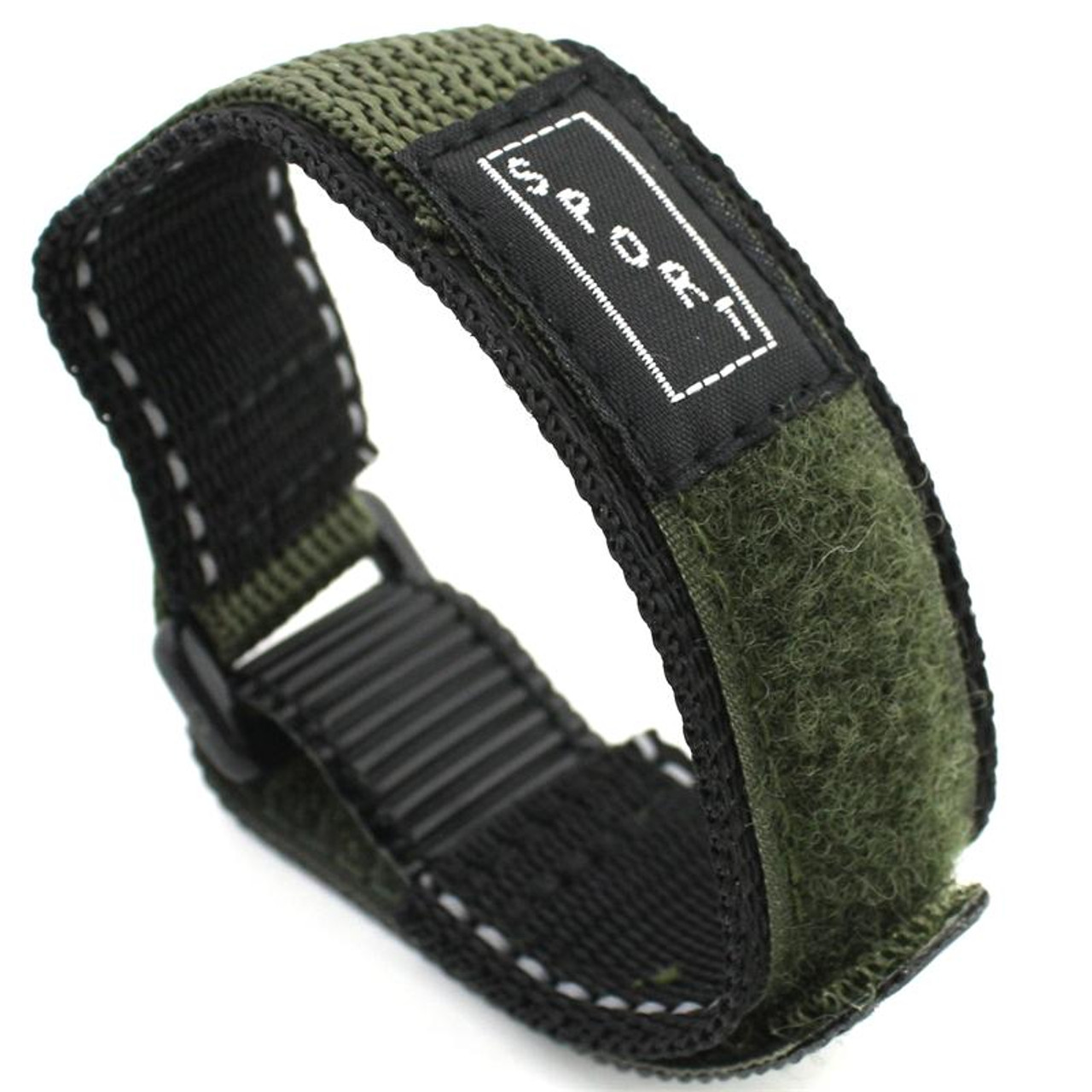 Style Green Nylon Sport Watch Strap