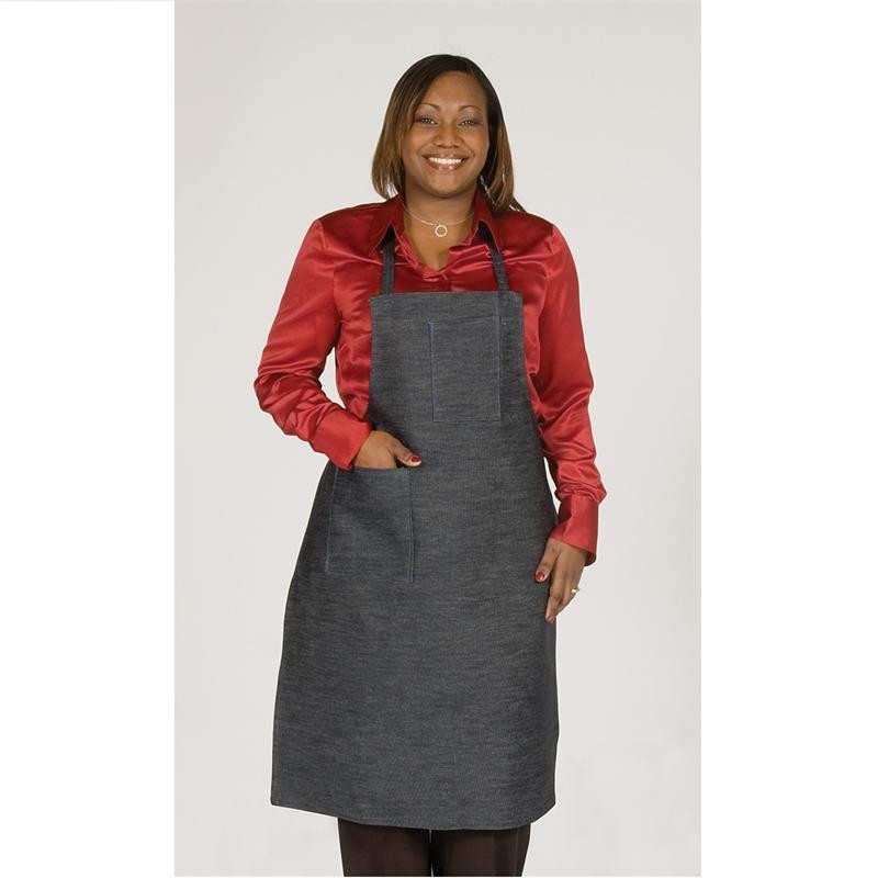 Denim Shop Apron with Poclets Dark Blue 12 ounce 28