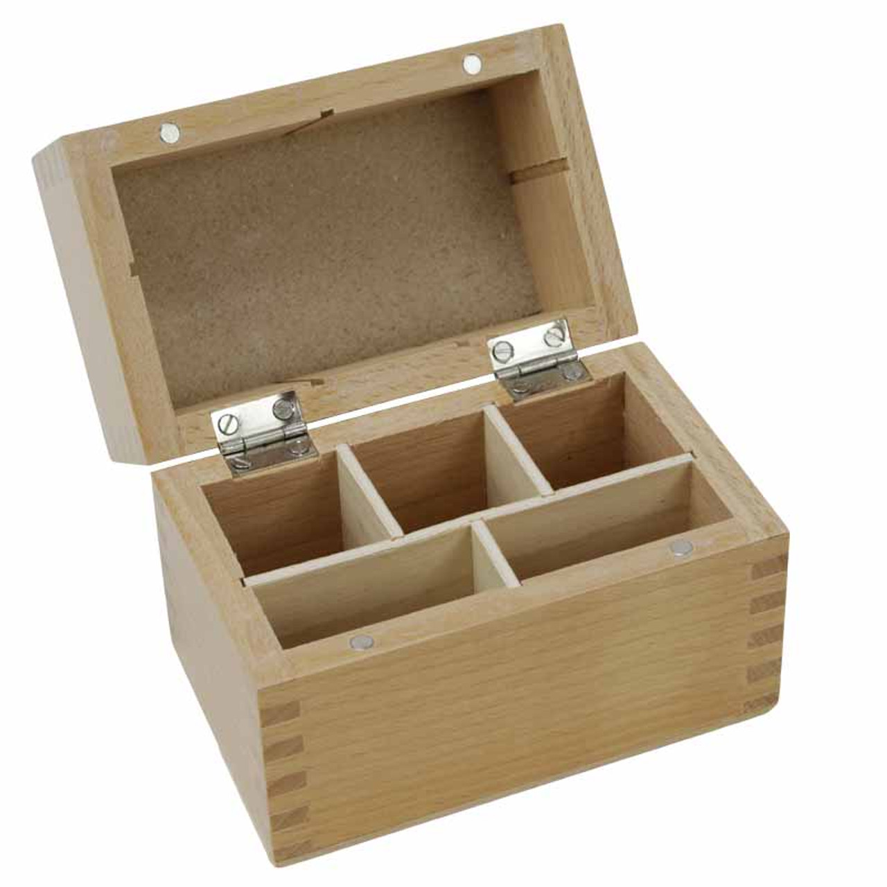 Wooden Storage Box 5 Compartments for Gold Testing Acid and Stone Test Kit
