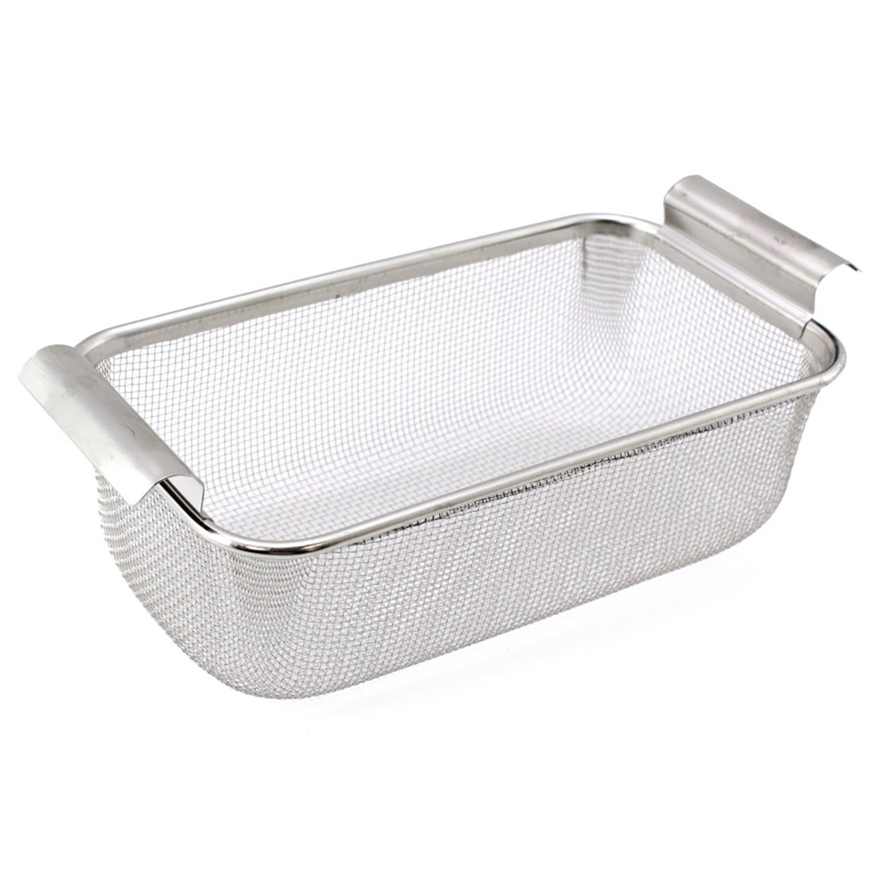 Stainless Steel Ultrasonic Cleaner Mesh Basket fits Gemoro 3 qt .75 gallon  Ultrasonic and Many Others