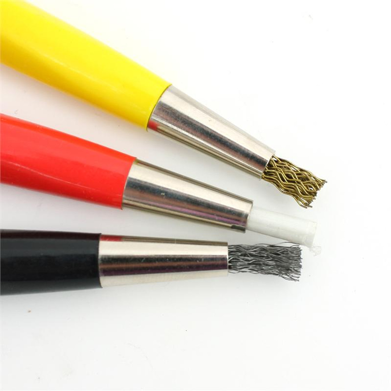3 pc Scratch Brush Set for Removing Rust and Corrosion and