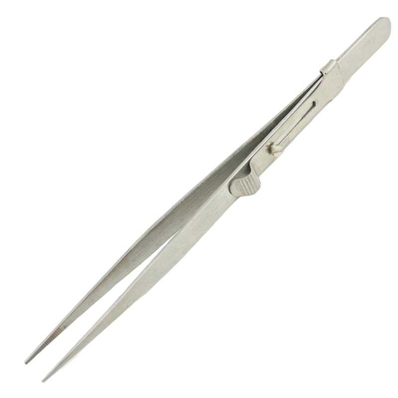 DELUXE Stainless Tweezers 6 Serrated, Angled. For Industrial and Home  Sewing, craft, jewelry, and more. IDS, International Design Supplies TW6