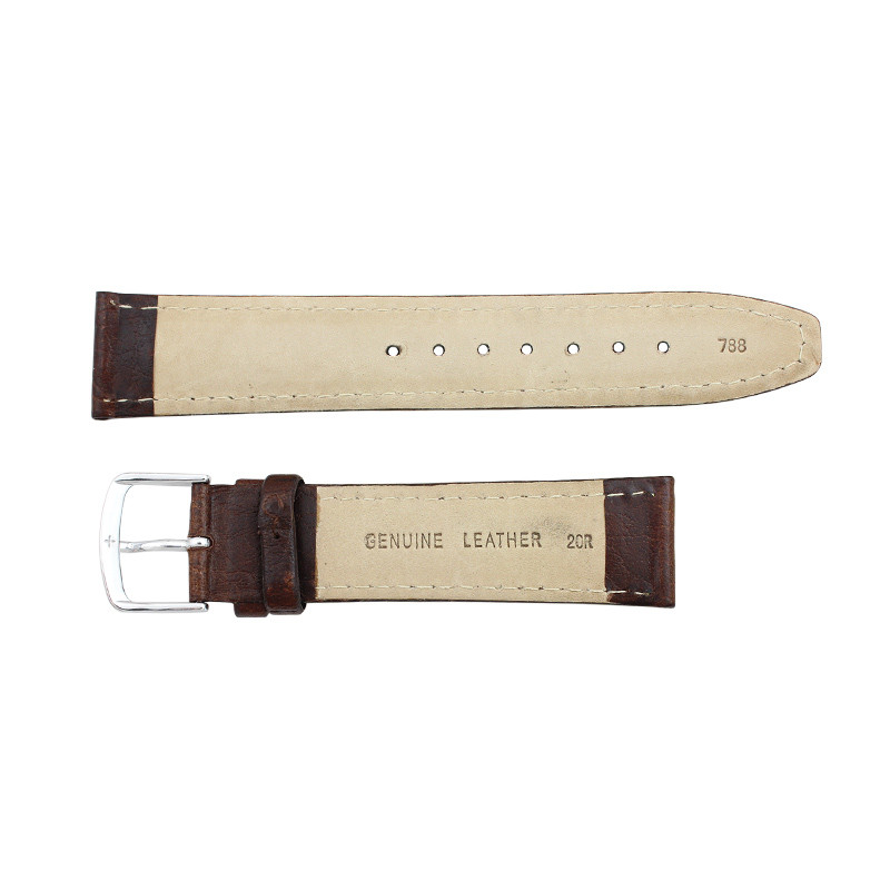 Rome　phenomenon ストール&リストバンド Hadley Roma Shrunken Grain Leather Watch Strap Brown 16mm