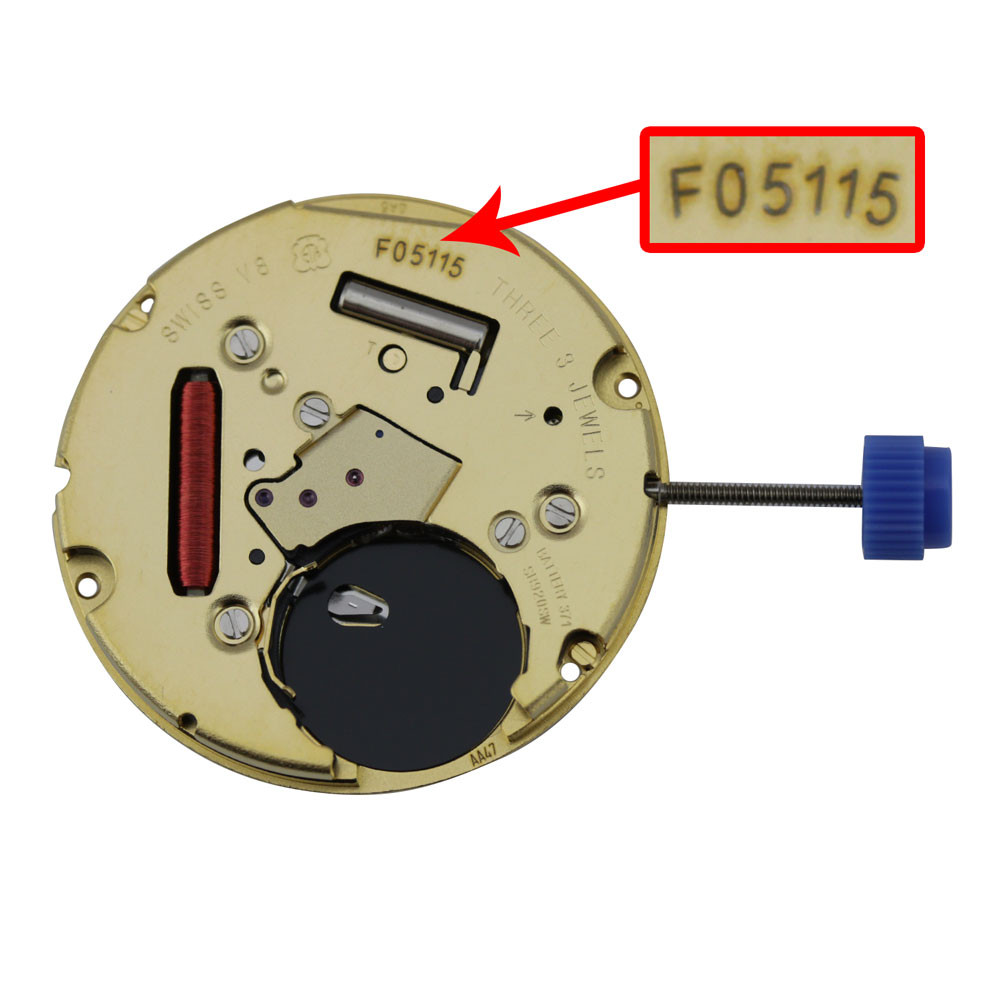 ETA® Hand Quartz Watch Movement Low Canon