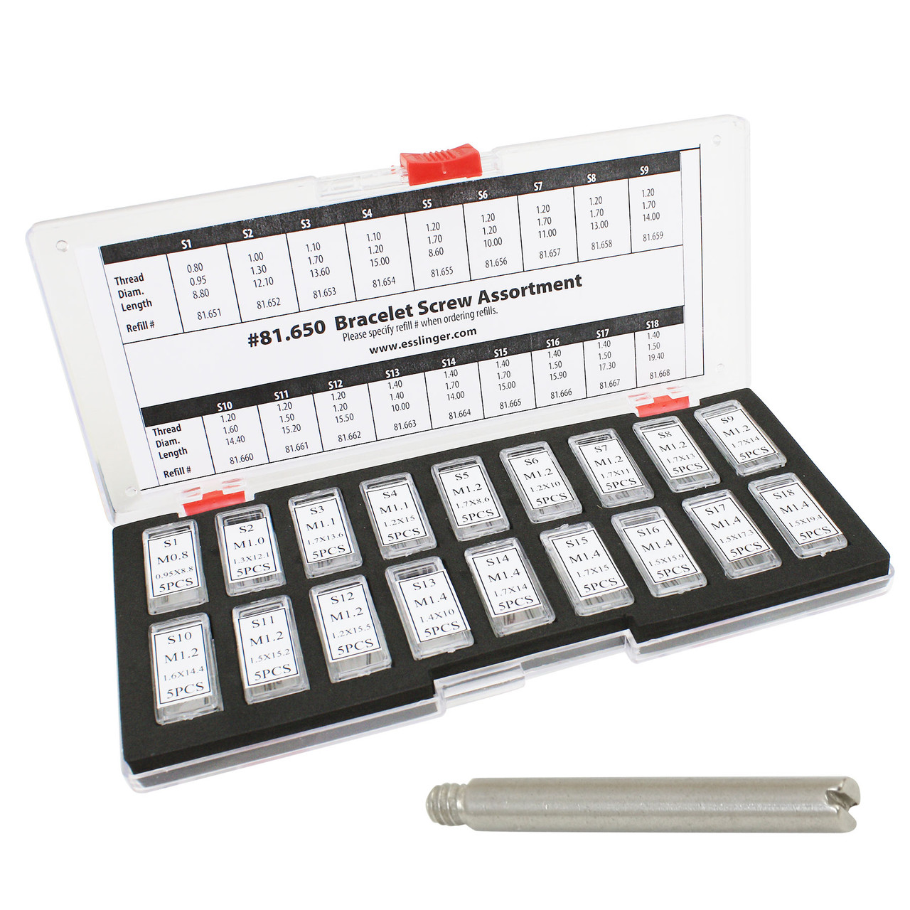 Rolex® Generic Watch Band Screw Assortment