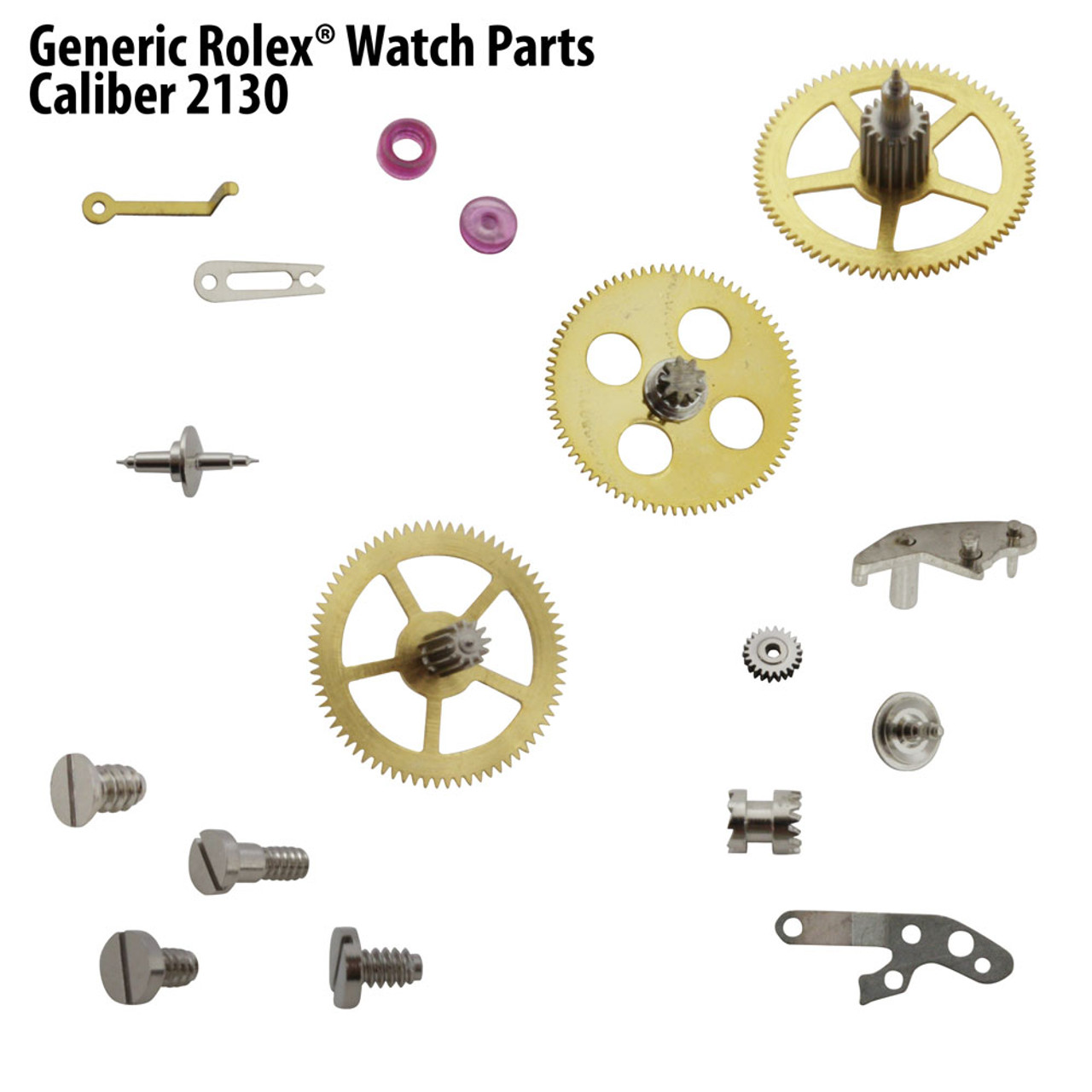 Generic Rolex Watch Parts for Cal 2130