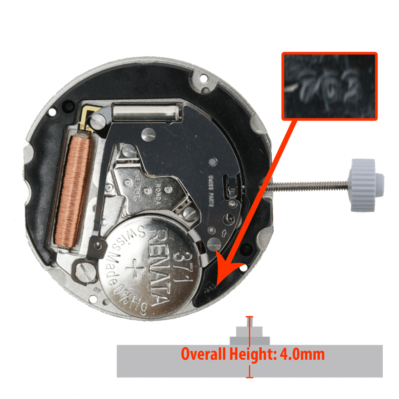 Harley Ronda HQ703 Quartz Watch Movements