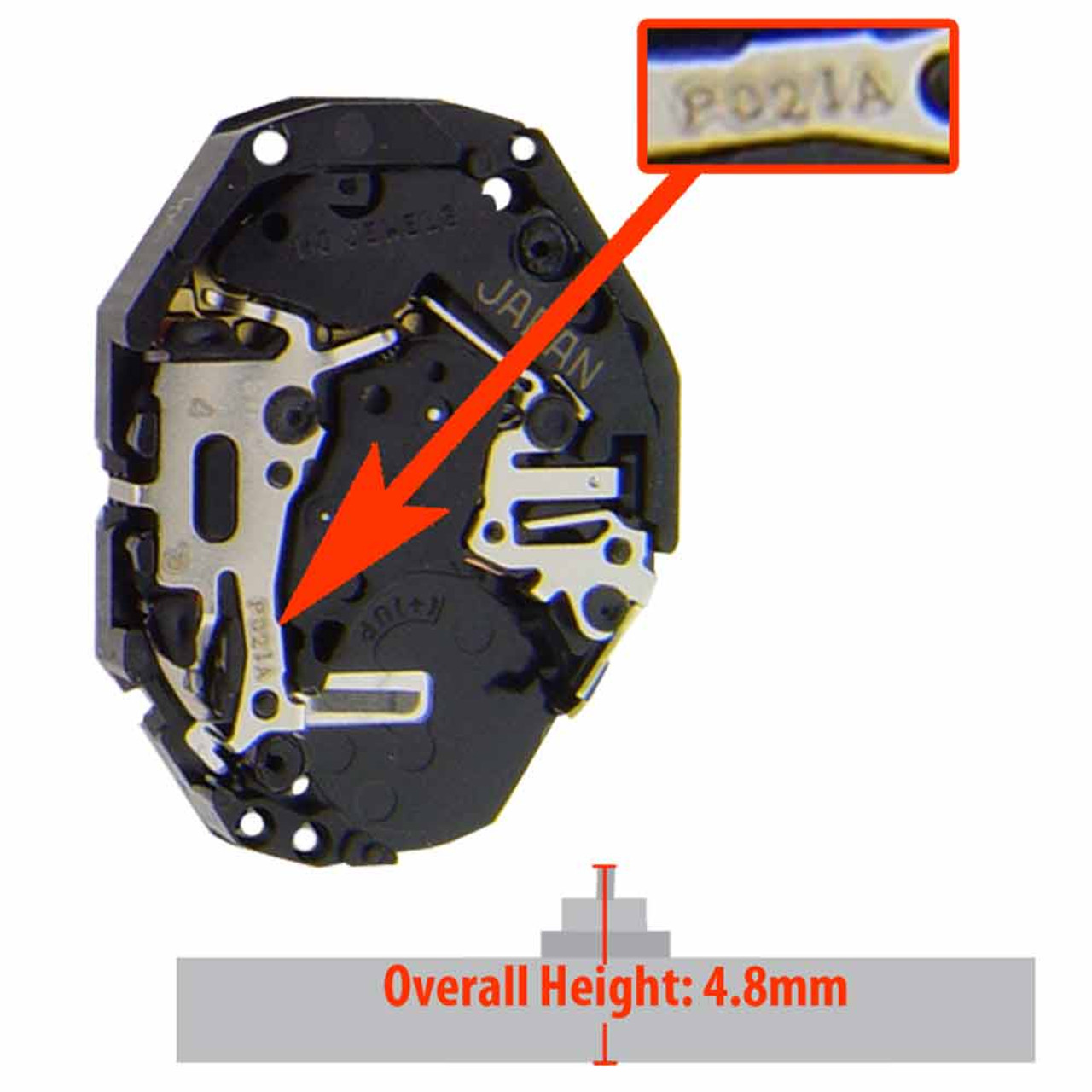 Hattori Japanese Quartz Watch Movements Fit Seiko Watches