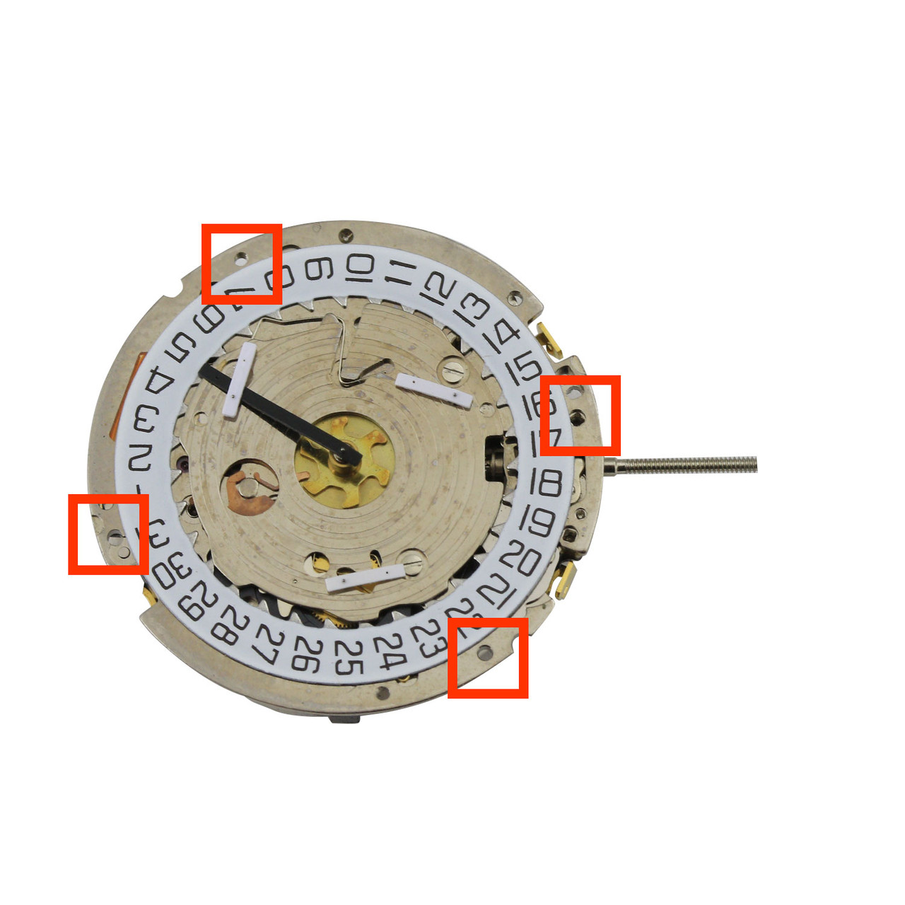 ISA Quartz Chronograph Watch Movement ISA8171/202 Date At 4:00 Overall  Height 5.5mm