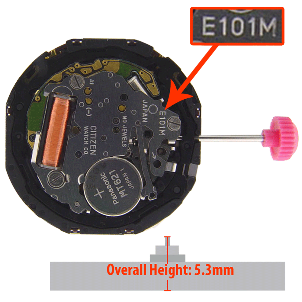 Miyota/Citizen LTD E101 Quartz Watch Movements