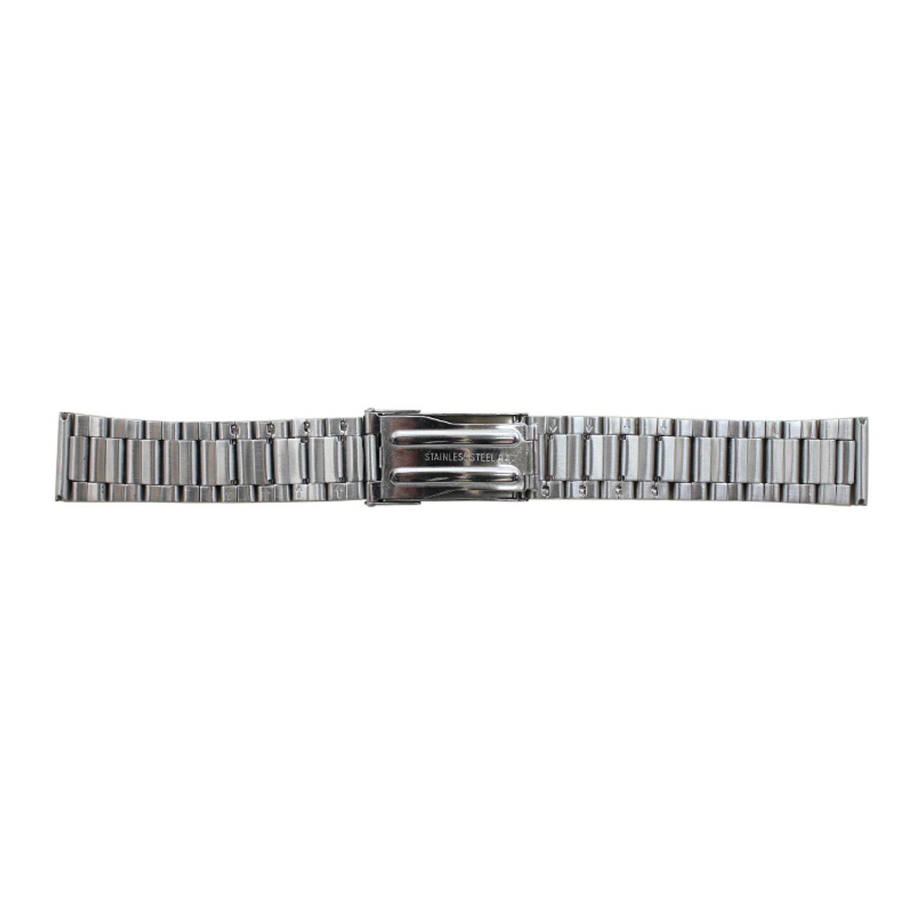 20MM Silver Stainless Steel Watch Band Clasp Bracelet Extender