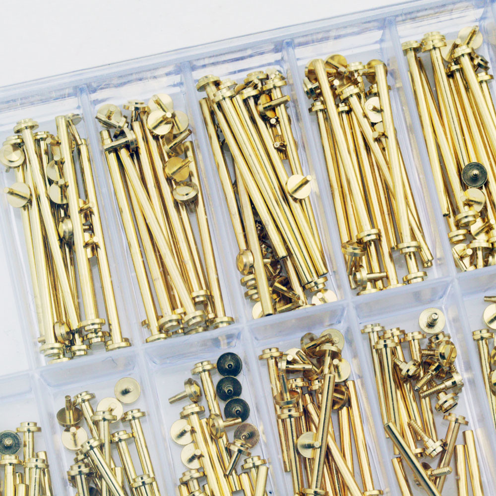 Assortment of Gucci® Style Friction Fit Replacement Band Pins Gold