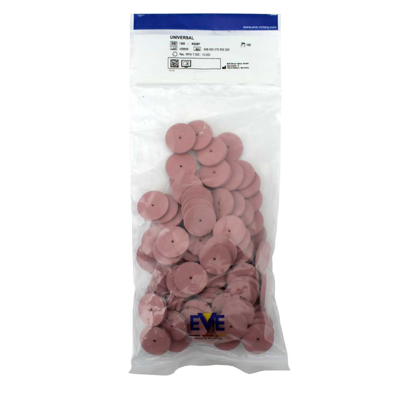 EVE 7/8 Inch Silicone Carbide Abrasive Square Edge Wheels Packs of 100