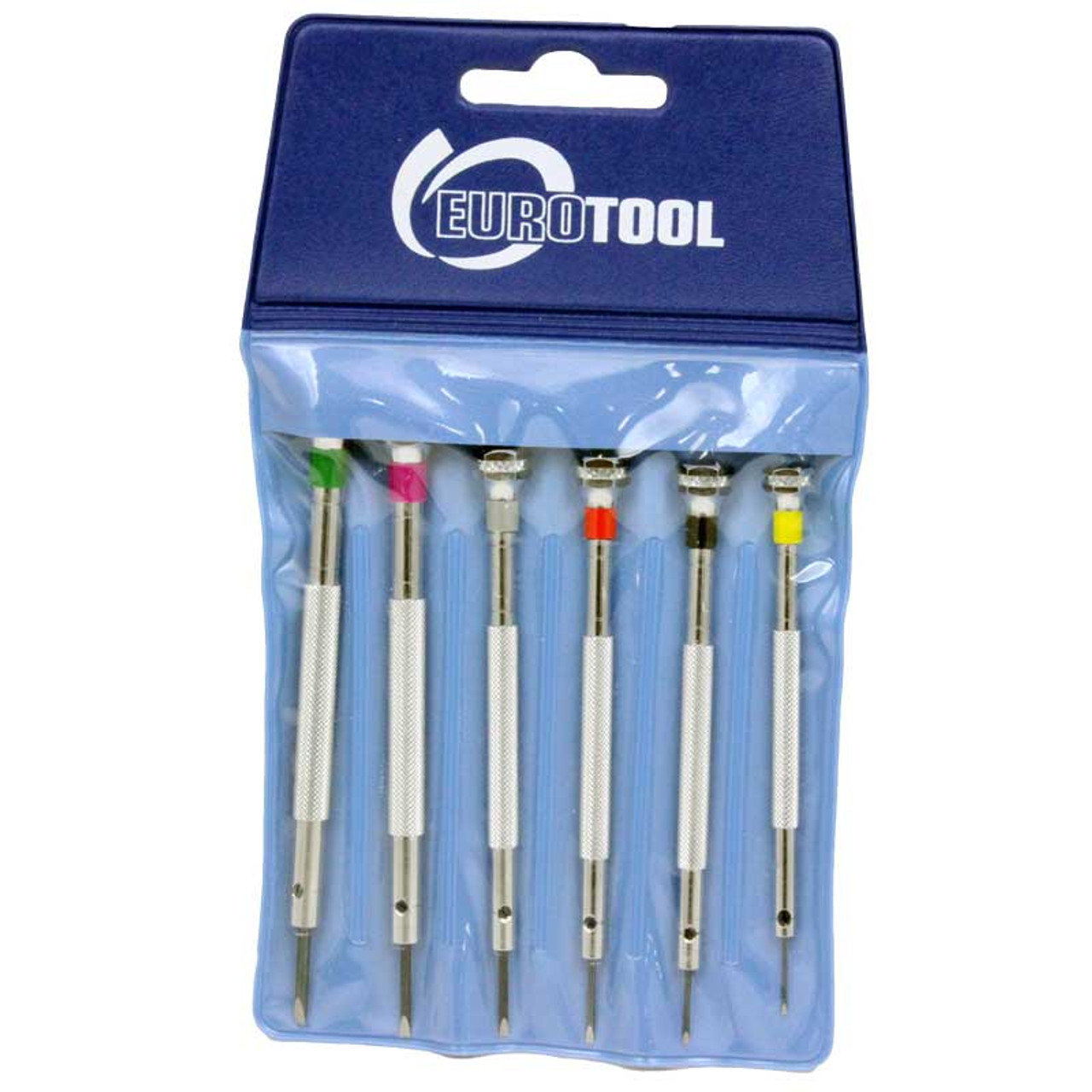 French Made Premium Watchmakers Screwdrivers Set of 6 0.80mm to 2.00mm