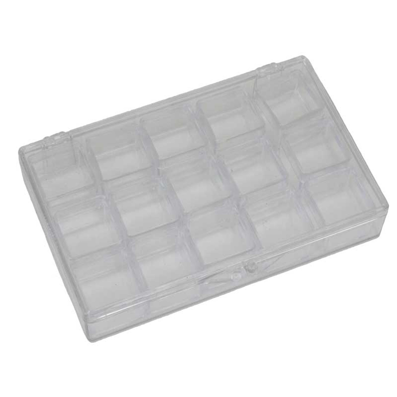 Clear Plastic Boxes Small Size 15 Boxes in Larger Outer Case