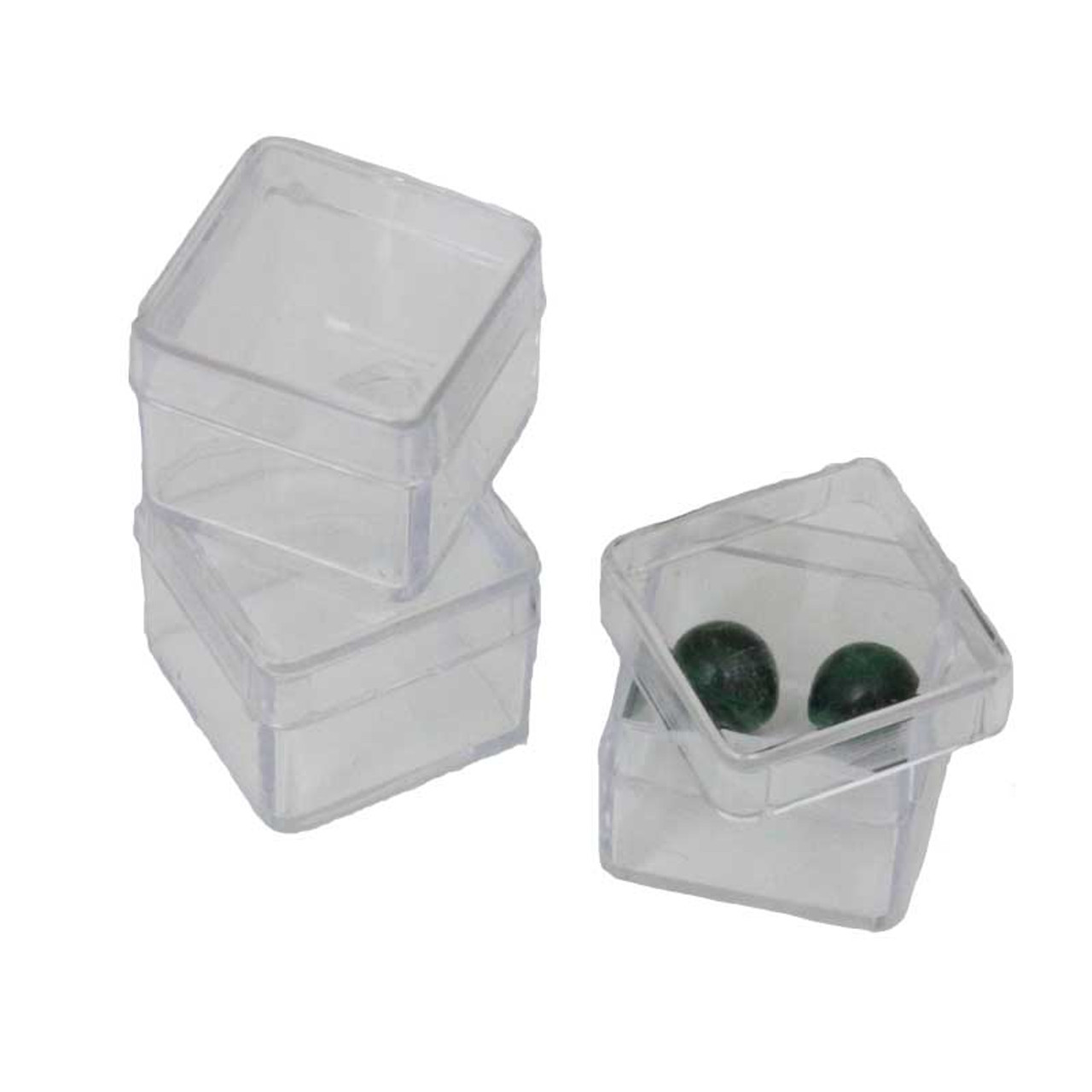 Clear Plastic Boxes Small Size 15 Boxes in Larger Outer Case