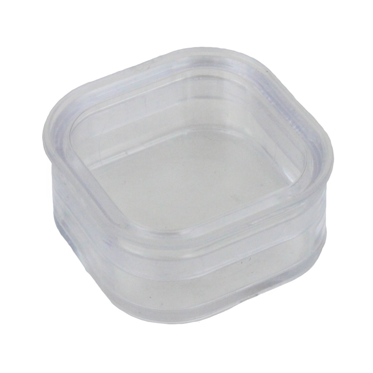 Elastic Membrane Boxes with Hinged Lids 50 x 50mm, Small Plastic
