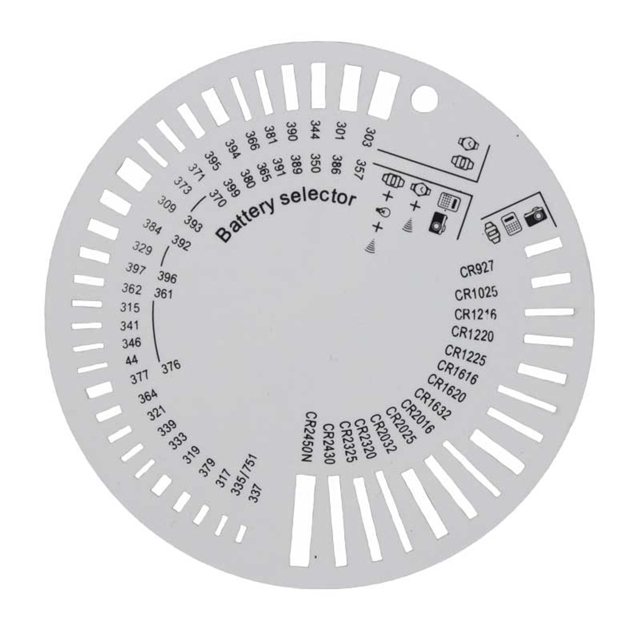 Watchmaker clearance battery meter