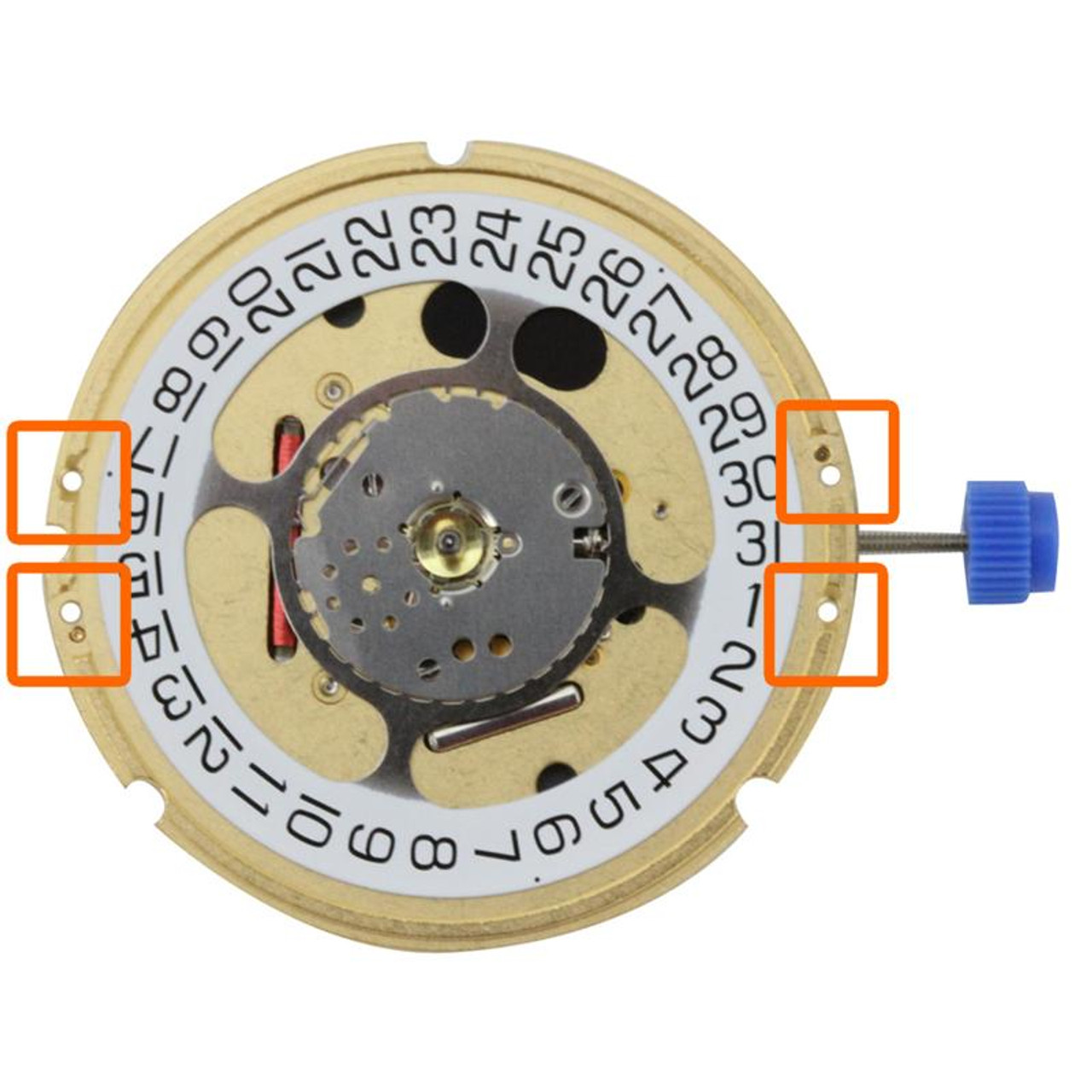 ETA(ESA)エタ社クォーツ用/秒車 Calibre:7 3/4 556.111/Second Wheel(管ETA21)