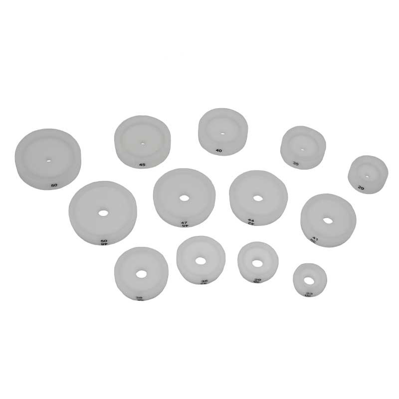 Horotec 13 pc Reversible Delrin Dies for Fitting Watch Crystals