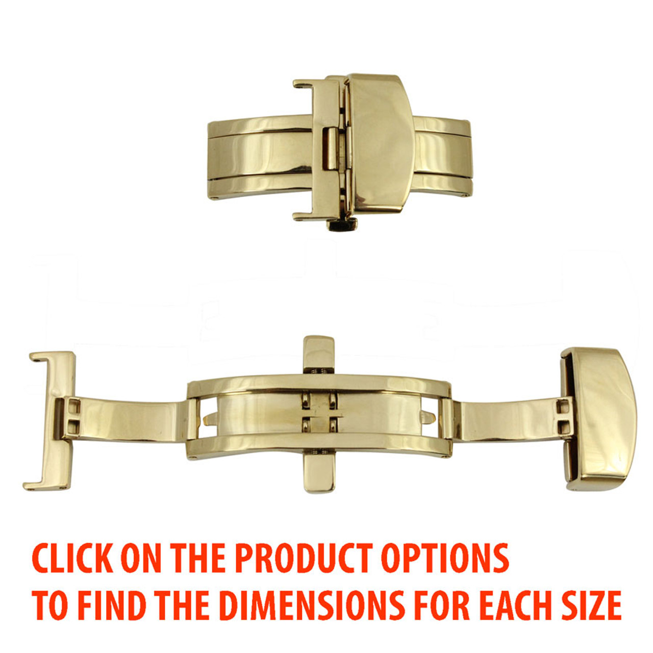 Stainless steel Double-folded deployant buckle for Cartier