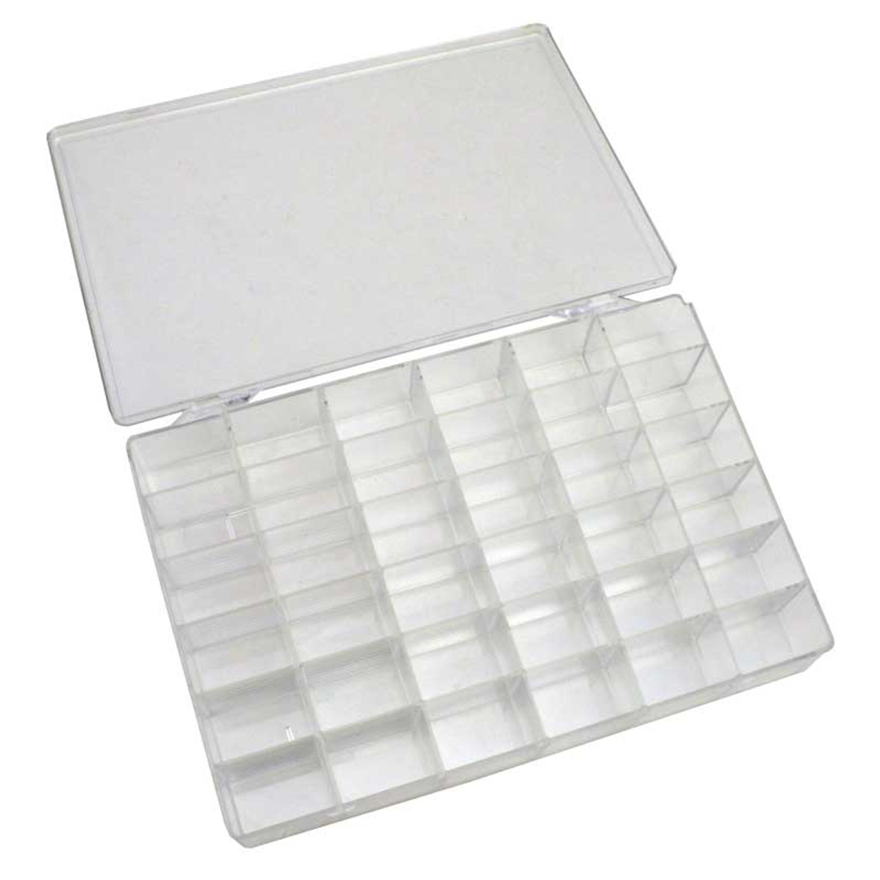 Rock Collection Box with 36 Compartments