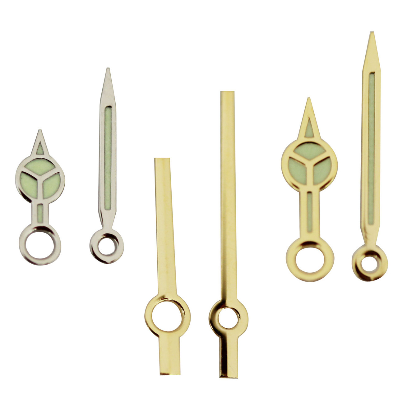 Watch Hands To Fit Minute Hand Hole Sizes and Hour