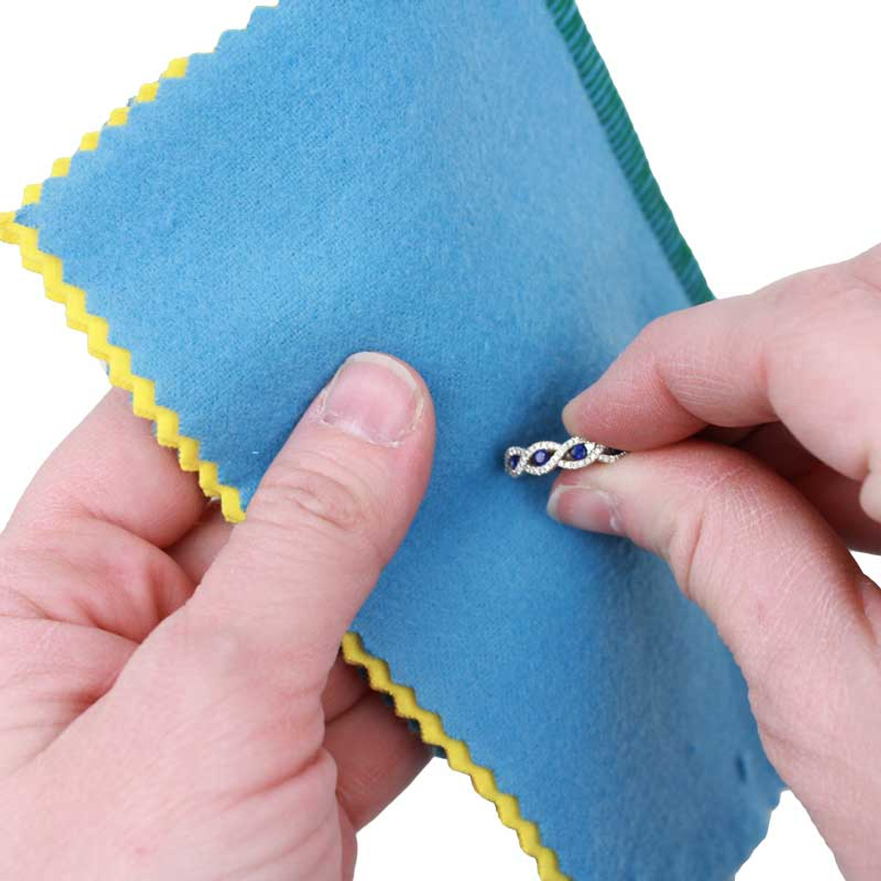 60mm 80mm 100mm Jewelry Polishing Cloth Double-Sided Cleaning