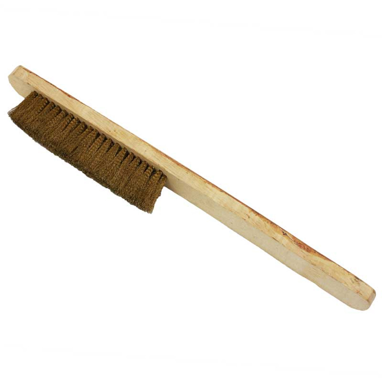 9-Inch Brass Wire Cleaning Brush with Wood Handle – Midwest Hearth