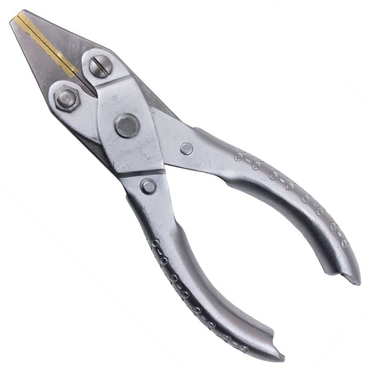 Brass Jaw Pliers Flat Nose Plier Brass Lined Soft Jaws Forming