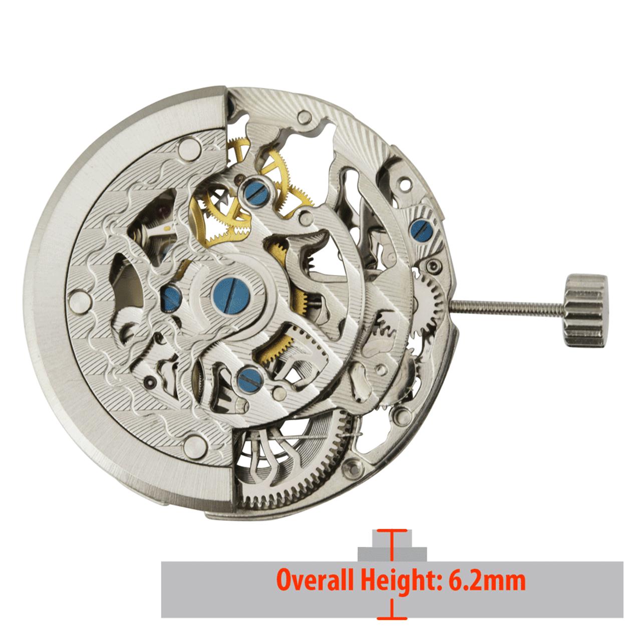 Chinese 2 Hand Automatic Watch Movement 