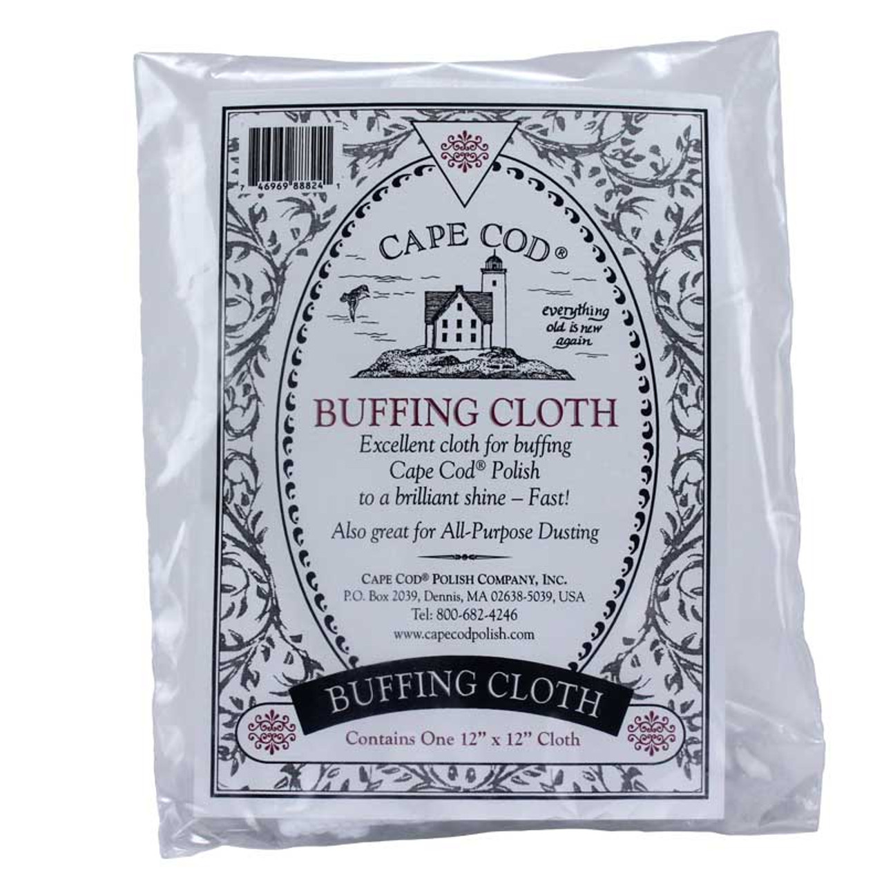 Cape Cod Polishing Buffing Cloth 12 x 12 Inch